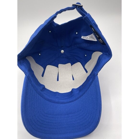 NIKE Hat Blue Size M/L Medium Large Embroidered Logo Baseball Cap Mens Womens - Picture 5 of 8